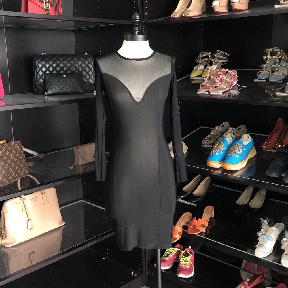 Sexy black dress